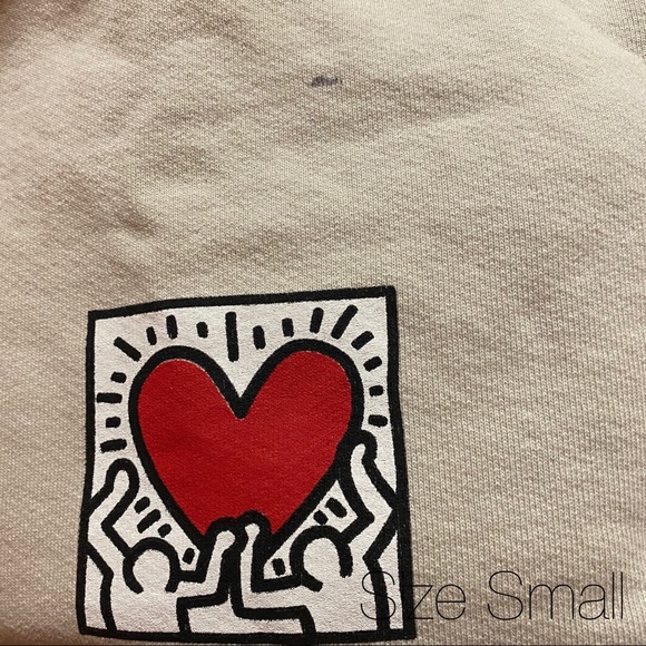 TALENTLESS x KIETH HARING MENS BONE HOODIE XS S XL - Picture 11 of 16